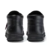 Kelland Hi de cuero negro unisex para jóvenes