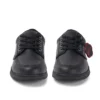 Kelland Lo de cuero negro unisex para jóvenes