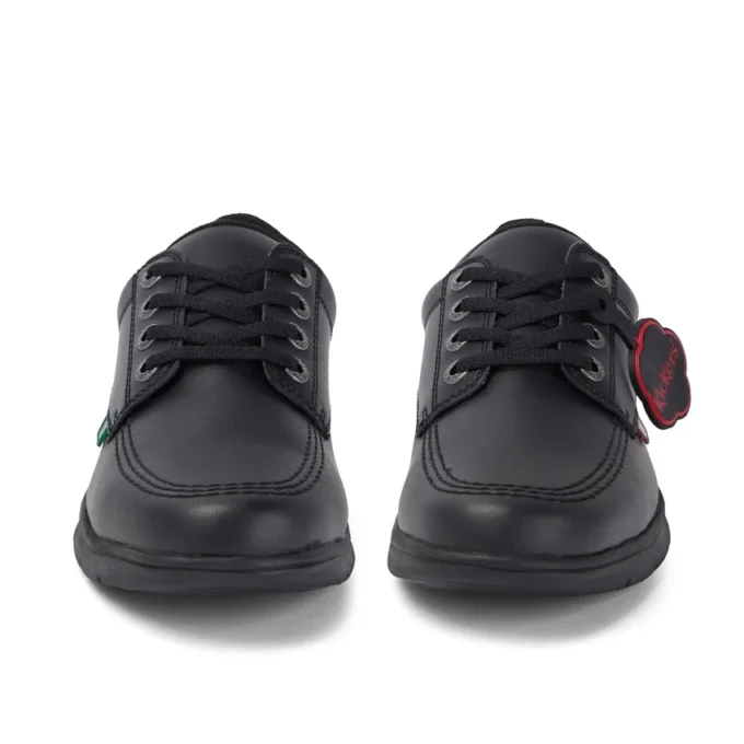 Kelland Lo de cuero negro unisex para jóvenes