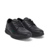 Kelland Lo de cuero negro unisex para jóvenes