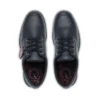 Kelland Lo de cuero negro unisex para jóvenes