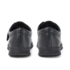 Kelland Lo de cuero negro unisex para jóvenes