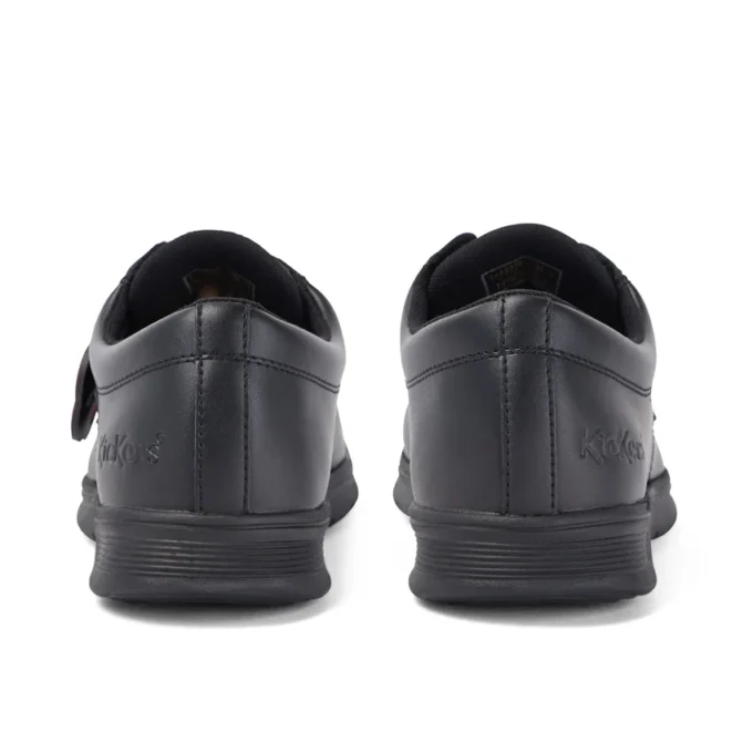 Kelland Lo de cuero negro unisex para jóvenes