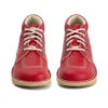 Kick Hi de cuero alternativo para adultos unisex, rojo