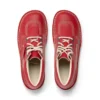 Kick Hi de cuero alternativo para adultos unisex, rojo