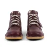 Kick Hi de cuero alternativo para adultos unisex, rojo oscuro
