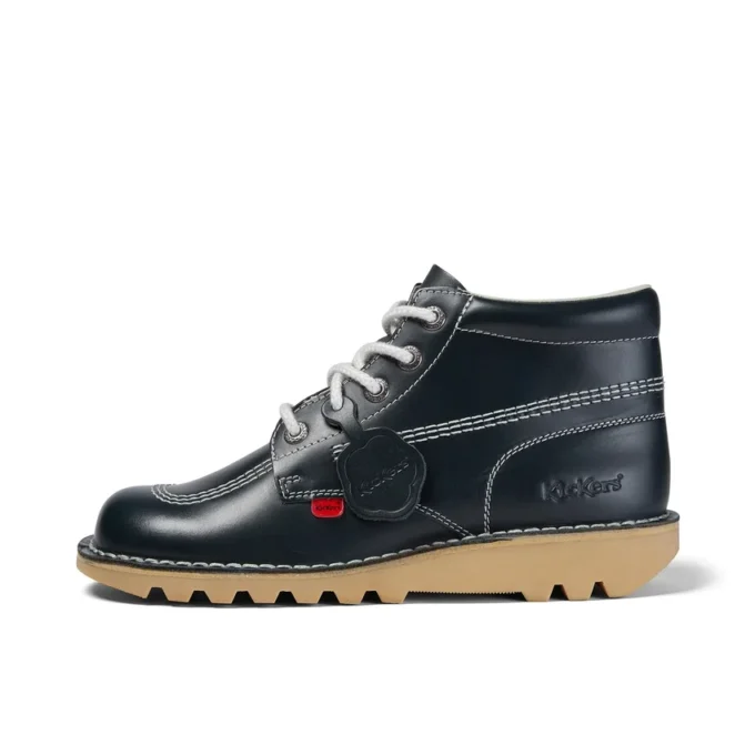 Kick Hi de cuero azul marino para hombre adulto