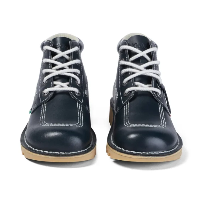 Kick Hi de cuero azul marino para hombre adulto