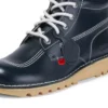 Kick Hi de cuero azul marino para hombre adulto