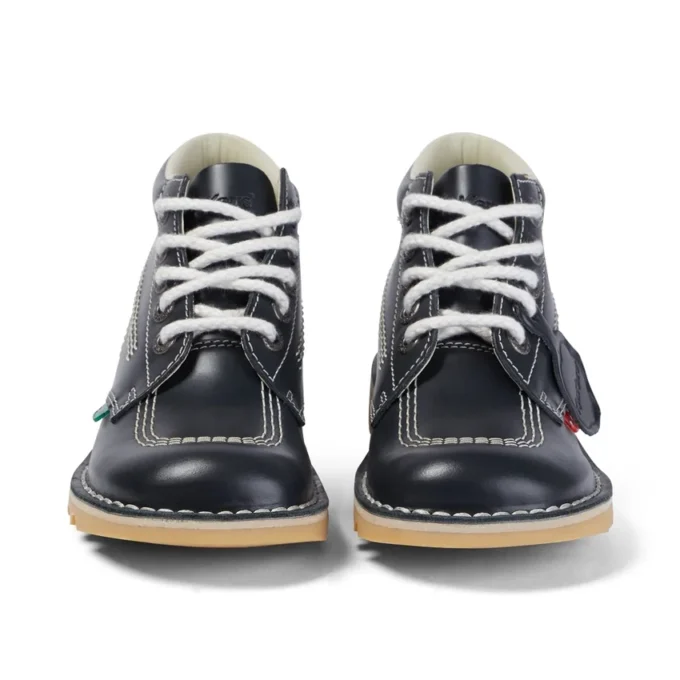 Kick Hi de cuero azul marino para mujer