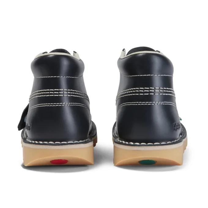 Kick Hi de cuero azul marino para mujer