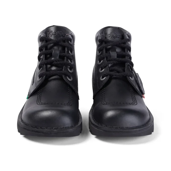 Kick Hi de cuero negro para hombre