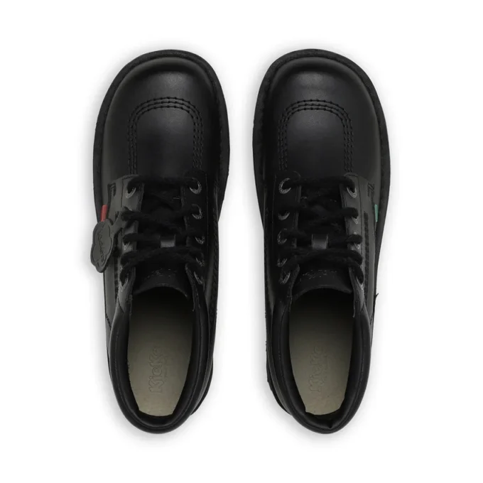 Kick Hi de cuero negro para hombre