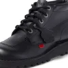 Kick Hi de cuero negro para hombre
