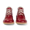 Kick Hi de cuero rojo para mujer