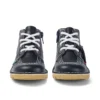 Kick Hi Hi Zip de cuero para niños unisex azul marino