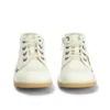 Kick Hi Hi Zip para niños unisex, alternativa al cuero, blanco
