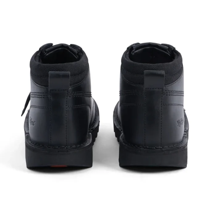 Kick Hi Mix Mesh Leather Black para jóvenes unisex