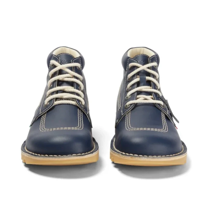 Kick Hi para adultos unisex, alternativa al cuero, azul marino