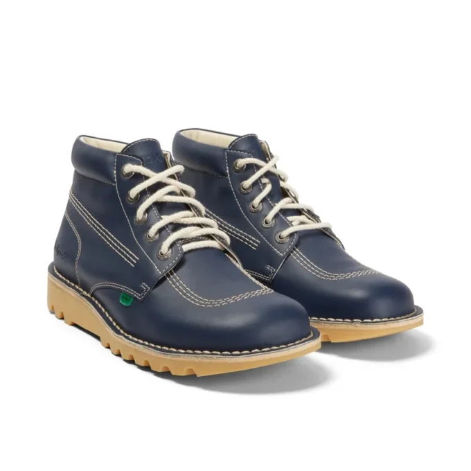 Kick Hi para adultos unisex, alternativa al cuero, azul marino