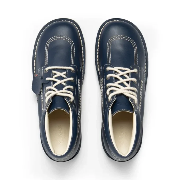 Kick Hi para adultos unisex, alternativa al cuero, azul marino