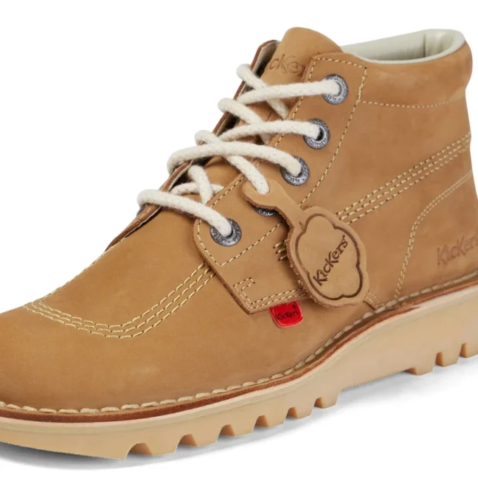 Kick Hi para hombre, de nubuck, color tostado