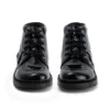 Kick Hi para mujer, piel sintética, charol, negro