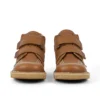 Kick Hi Roll de piel color tostado, unisex para niños