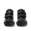 Kick Hi Roll de piel para niño, negro