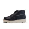 Kick Hi Stack de cuero alternativo para adultos unisex, negro