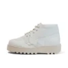 Kick Hi Stack para adultos unisex, imitación de cuero, blanco