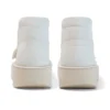 Kick Hi Stack para adultos unisex, imitación de cuero, blanco