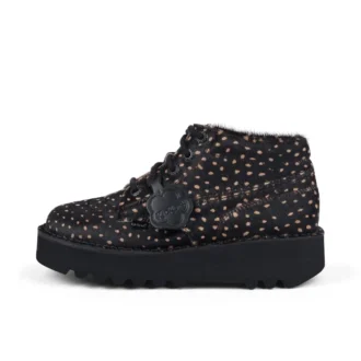 Kick Hi Stack Spot de cuero para adultos unisex, negro