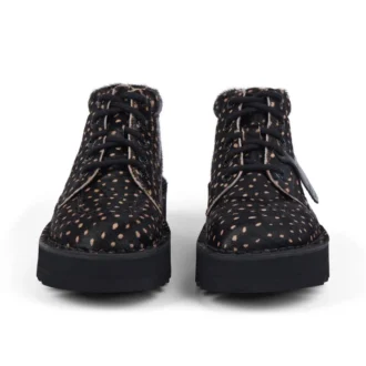 Kick Hi Stack Spot de cuero para adultos unisex, negro