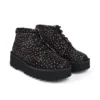 Kick Hi Stack Spot de cuero para adultos unisex, negro