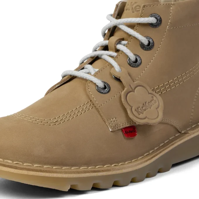 Kick Hi unisex para adultos, piel color arena