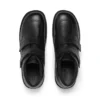 Kick Hi Vel de cuero negro unisex para jóvenes