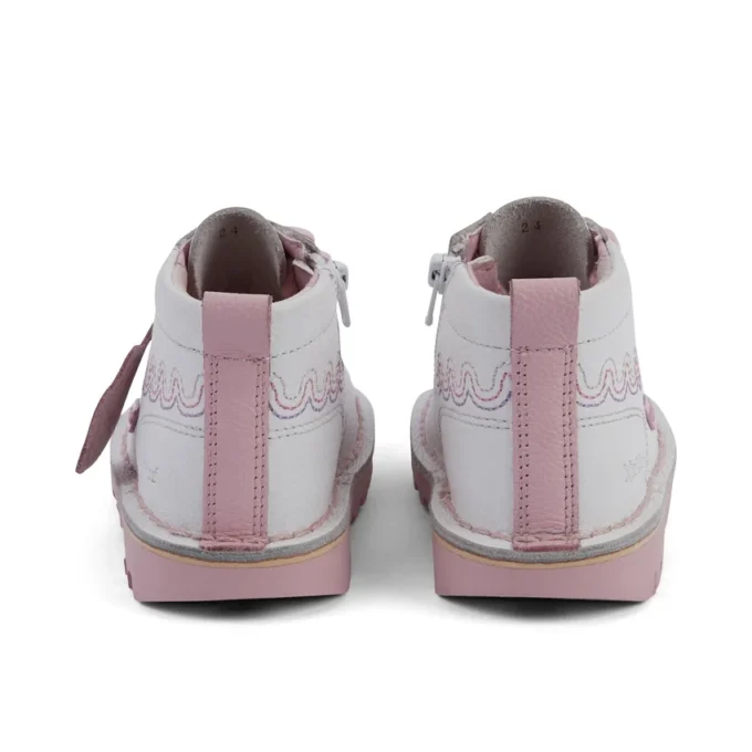 Kick Hi Wave de piel blanca para niña