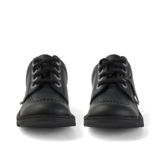 Kick Lo de cuero alternativo, unisex para niños, negro