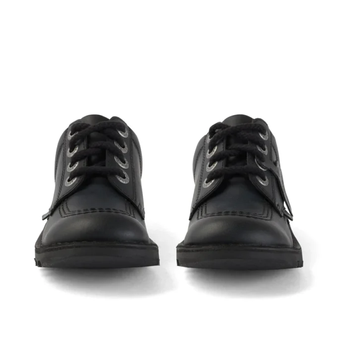 Kick Lo de cuero alternativo, unisex para niños, negro
