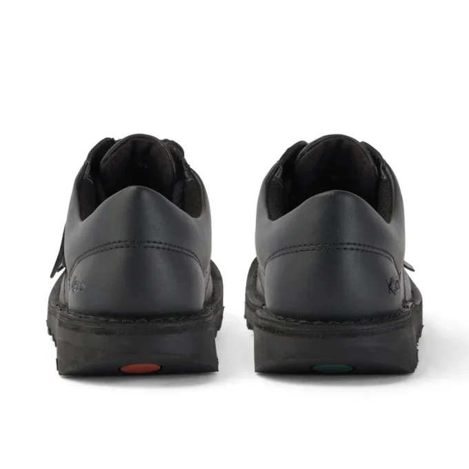 Kick Lo de cuero alternativo, unisex para niños, negro