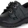 Kick Lo de cuero alternativo, unisex para niños, negro