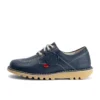 Kick Lo de cuero azul marino unisex para adultos