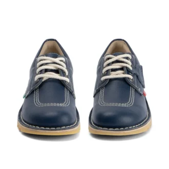 Kick Lo de cuero azul marino unisex para adultos
