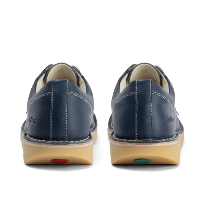 Kick Lo de cuero azul marino unisex para adultos