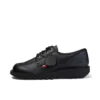 Kick Lo de cuero negro para hombre adulto