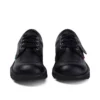Kick Lo de cuero negro para hombre adulto