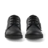 Kick Lo de cuero para jóvenes unisex, color negro alternativo