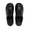 Kick Lo de cuero para jóvenes unisex, negro