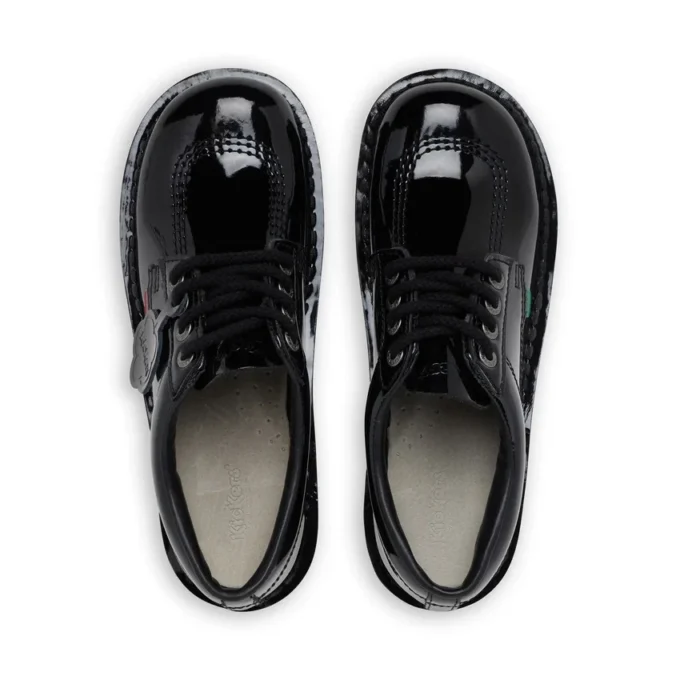 Kick Lo para mujer, charol negro
